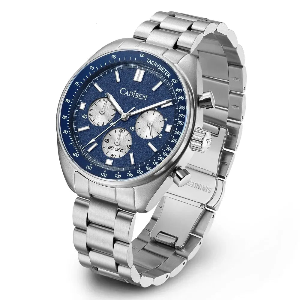 Cadisen Chrono Series Silver Blue