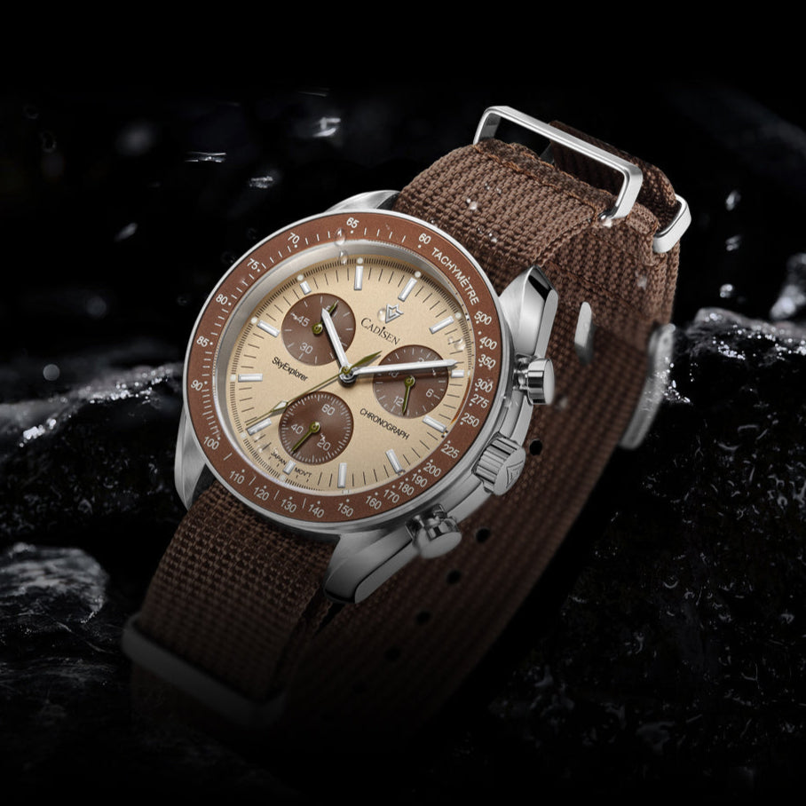 Cadisen Aviator Series Titanium Brown