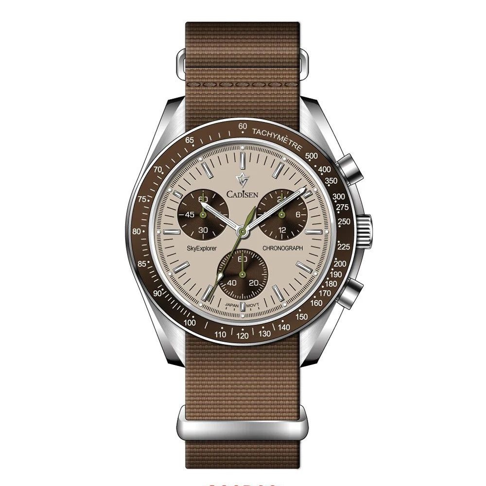 Cadisen Aviator Series Titanium Brown